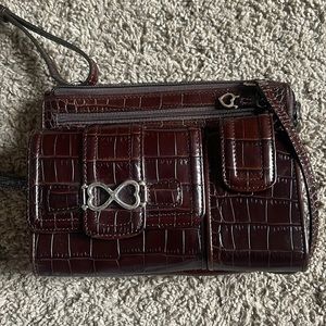 Vintage Leather Brighton Crossbody Bag